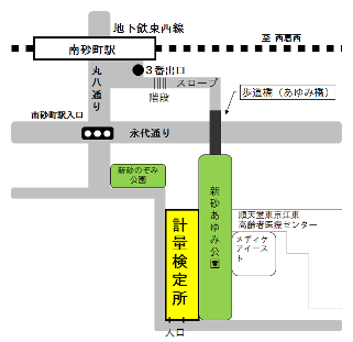 地図：東京都計量検定所