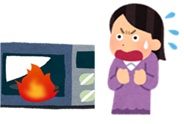 電子レンジと人