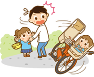 子供の自転車からの転落