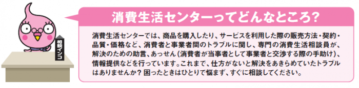 消費生活総合センター案内