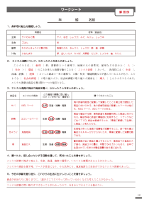 画像：ワークシートイメージ