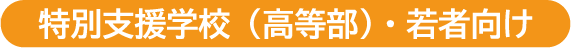 特別支援学校（高等部）・若者向け