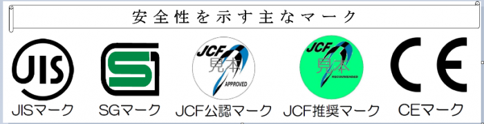 安全性を示すマーク