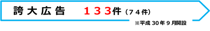 誇大広告の通報133件　30年度は74件